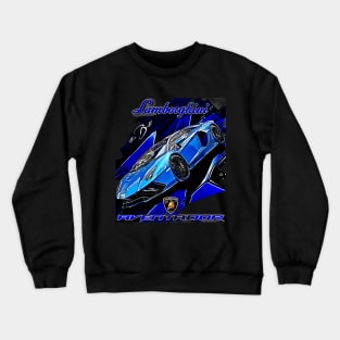 Lamborghini Aventador Iconic Super Sport Car Crewneck Sweatshirt